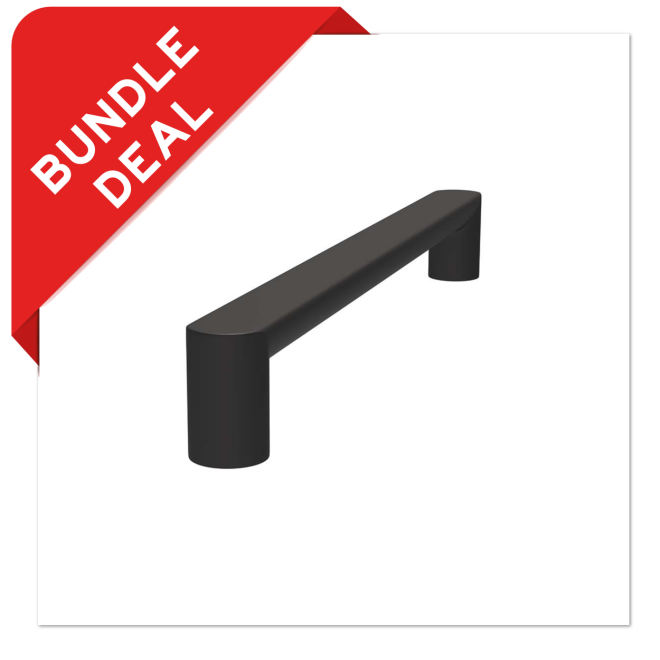 Sluitwerkpakketten met Deurgreep 24x300 Arc Zwart